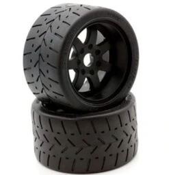 Pht5102-white Powerhobby 1/8 Gripper 54/100 Belted Mounted Tires 17mm White Wheels